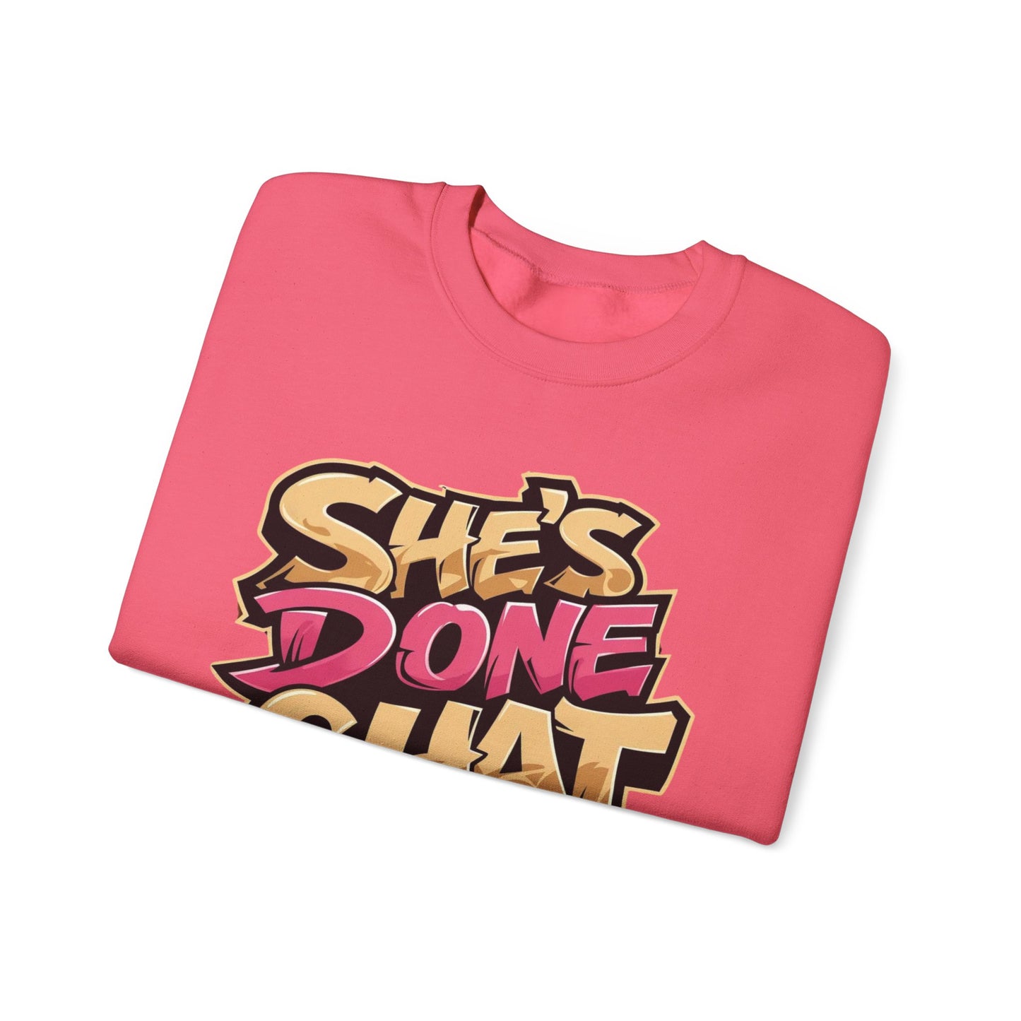 'She's Done Chat' - Crewneck Sweater