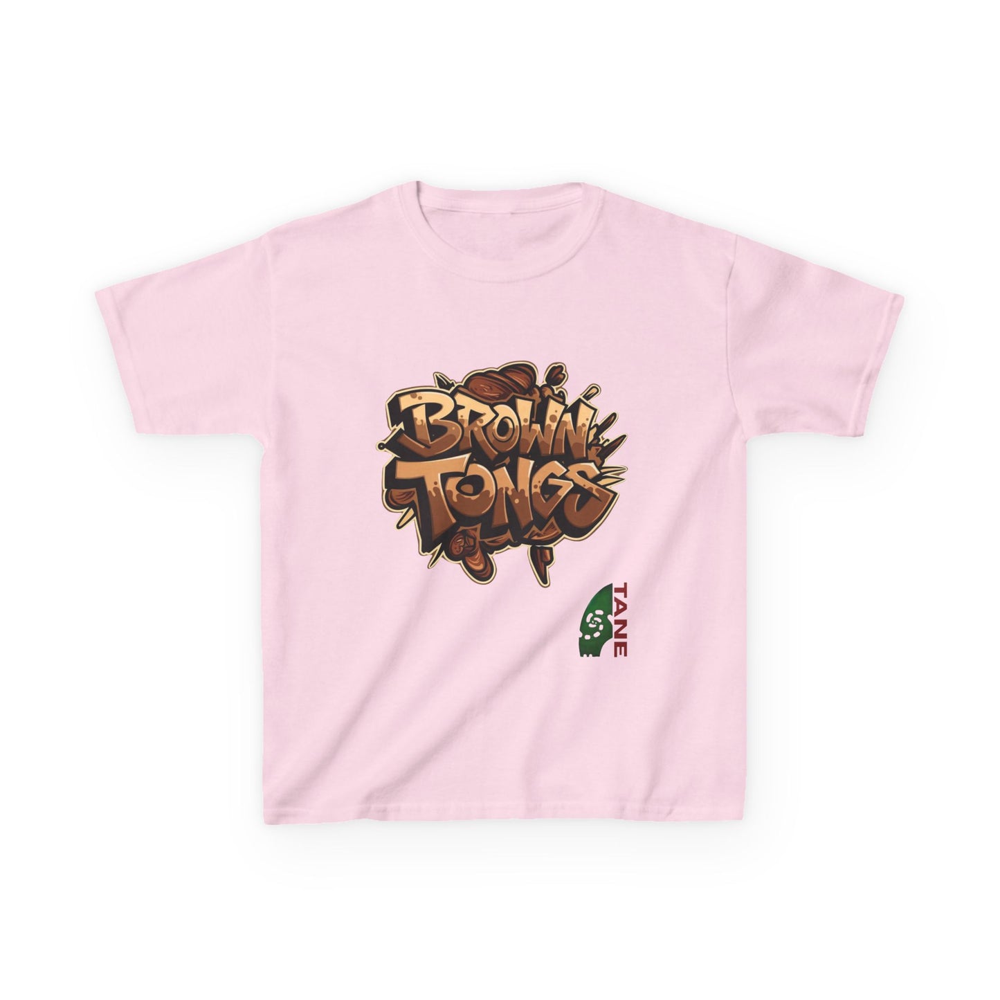 Kids Tee - 'Brown Tongs'