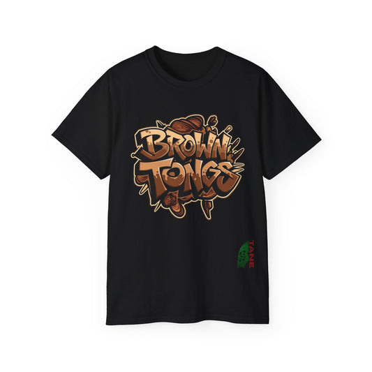 Brown Tongs -Tee