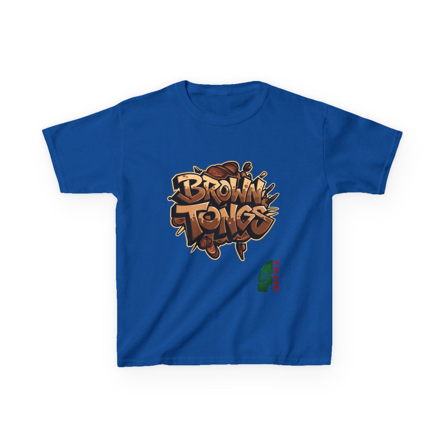 Kids Tee - 'Brown Tongs'