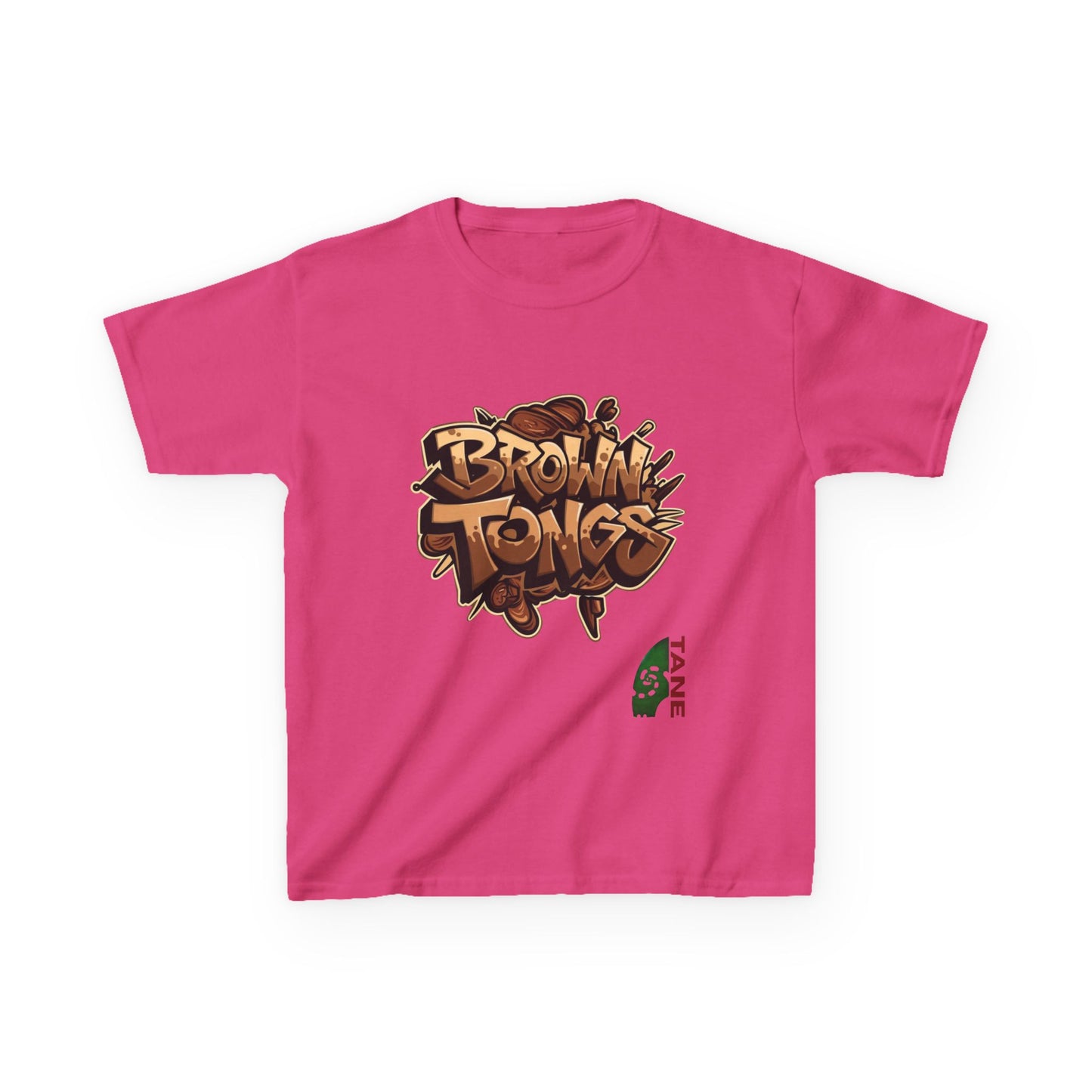 Kids Tee - 'Brown Tongs'