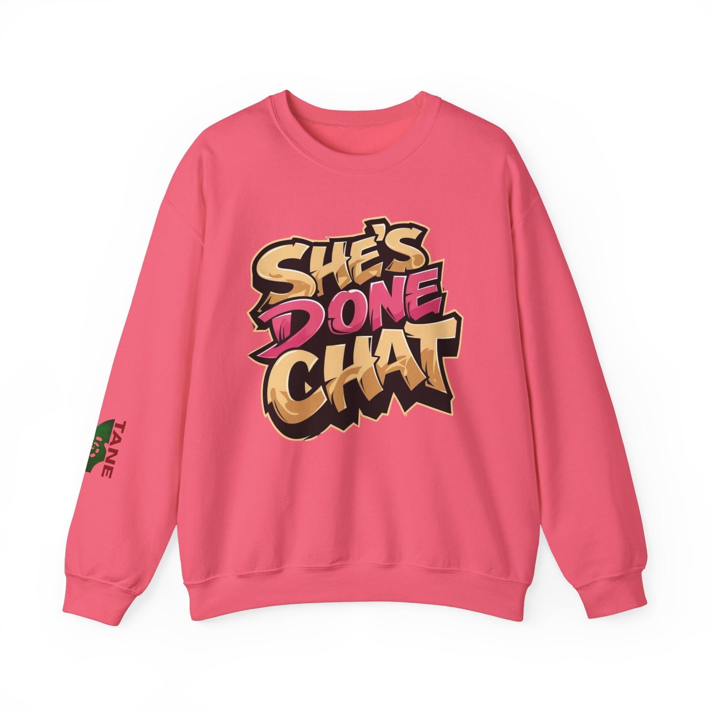 'She's Done Chat' - Crewneck Sweater