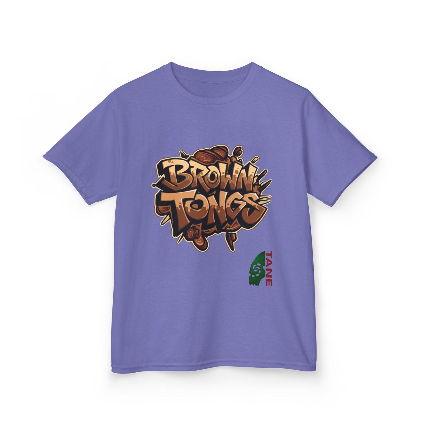 Kids Tee - 'Brown Tongs'