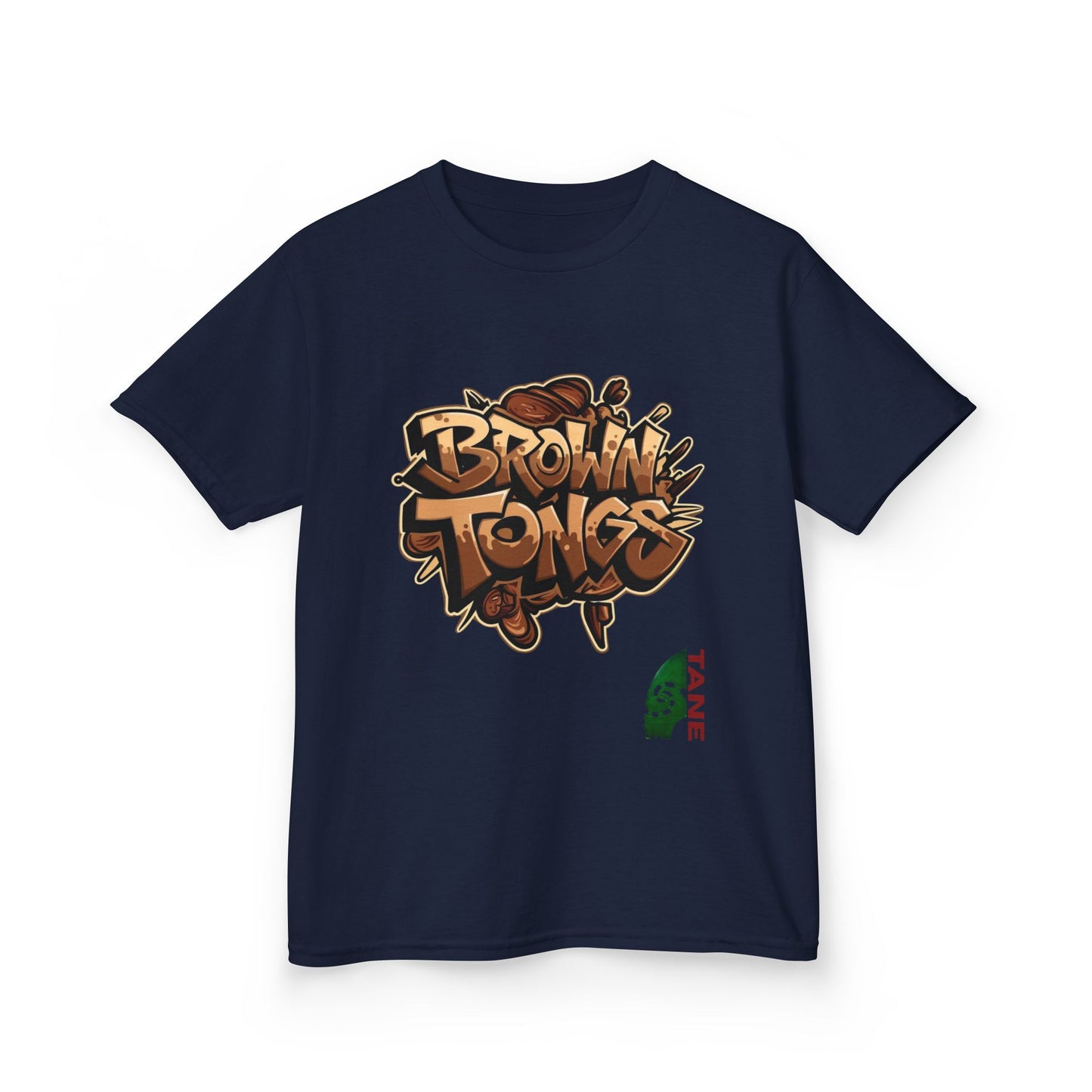 Kids Tee - 'Brown Tongs'
