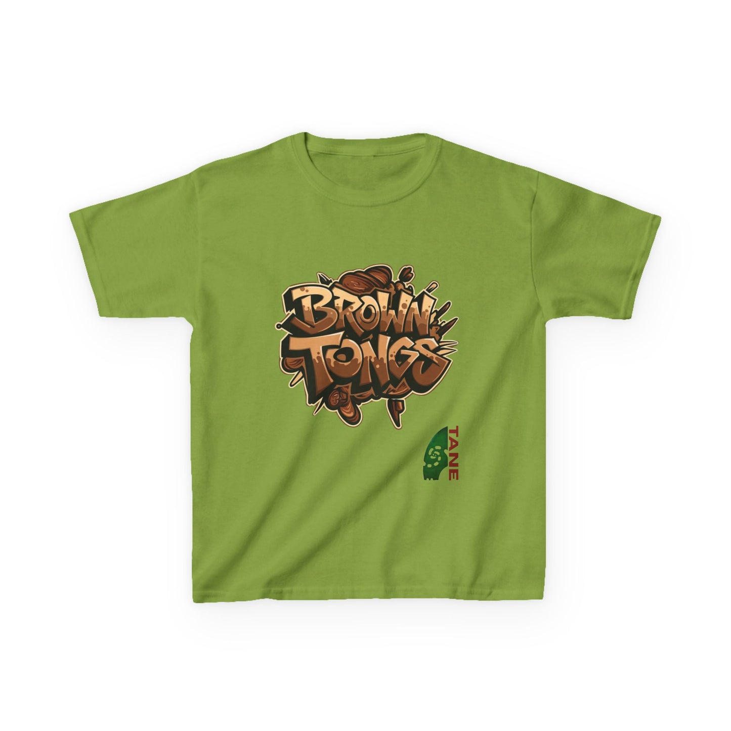 Kids Tee - 'Brown Tongs'