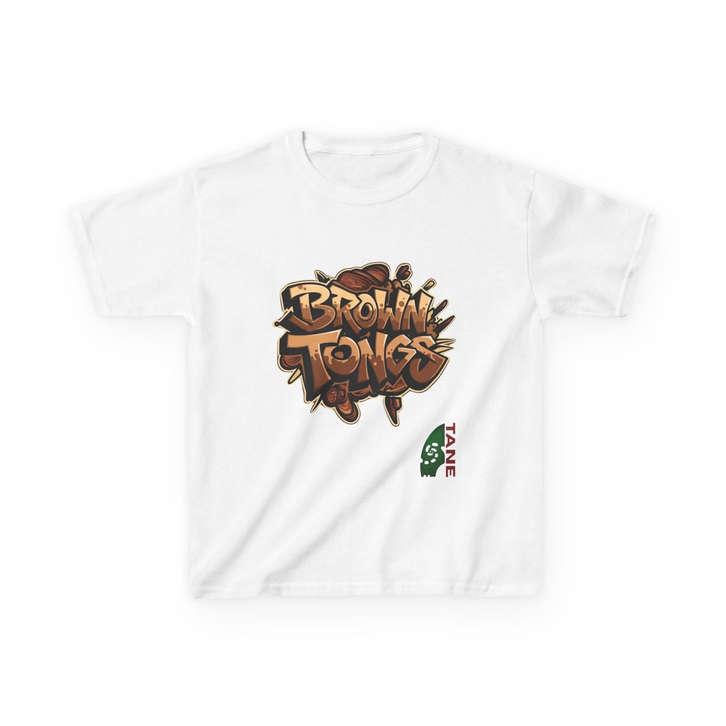 Kids Tee - 'Brown Tongs'