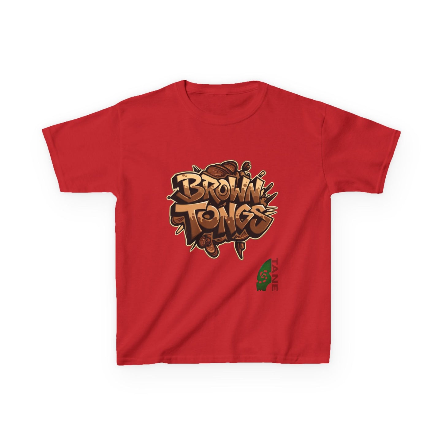 Kids Tee - 'Brown Tongs'