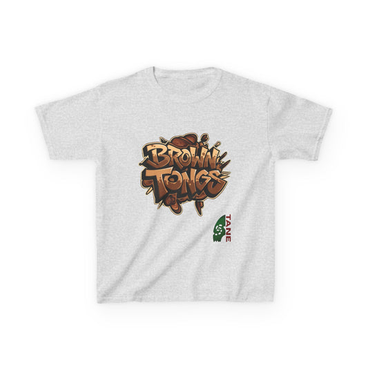 Kids Tee - 'Brown Tongs'