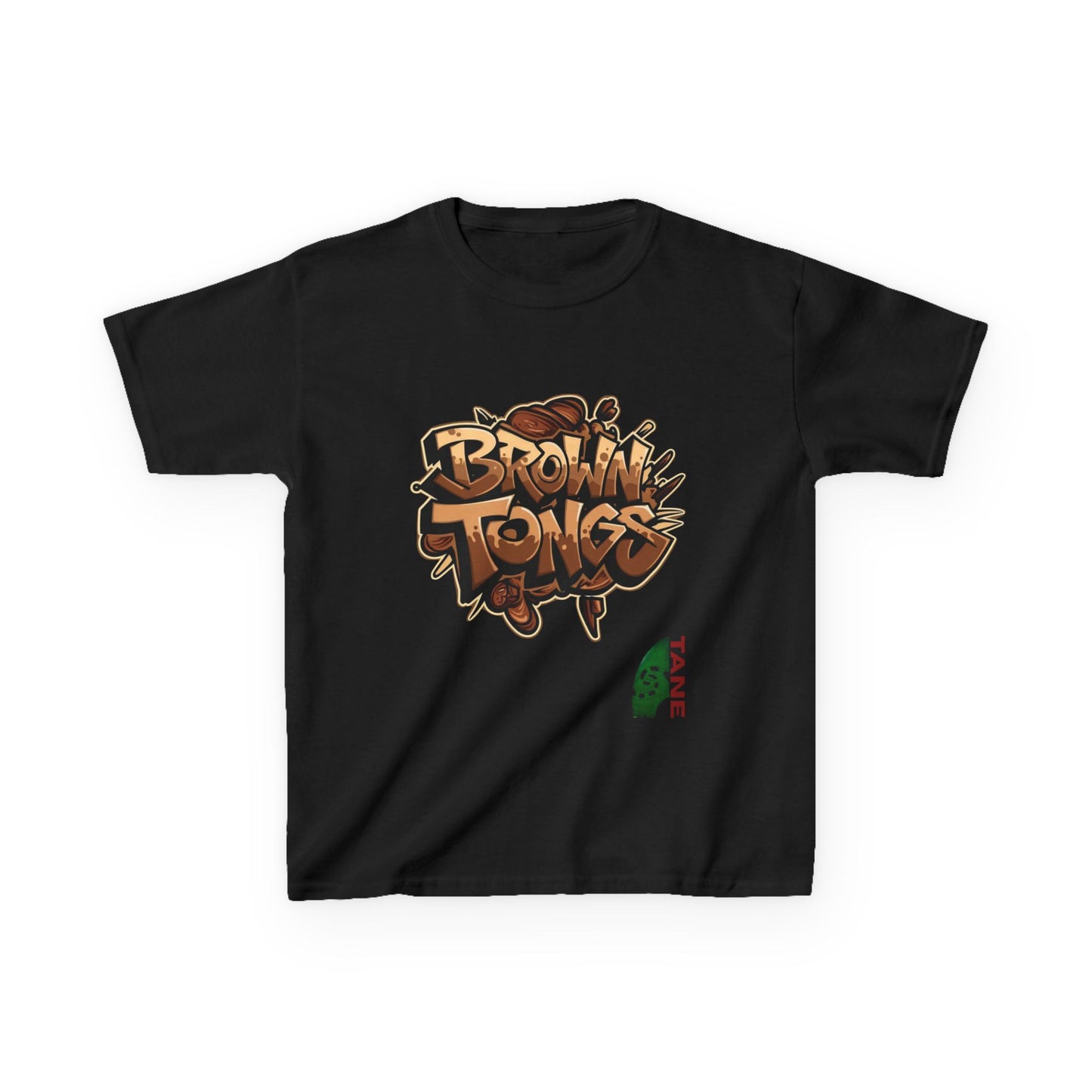 Kids Tee - 'Brown Tongs'