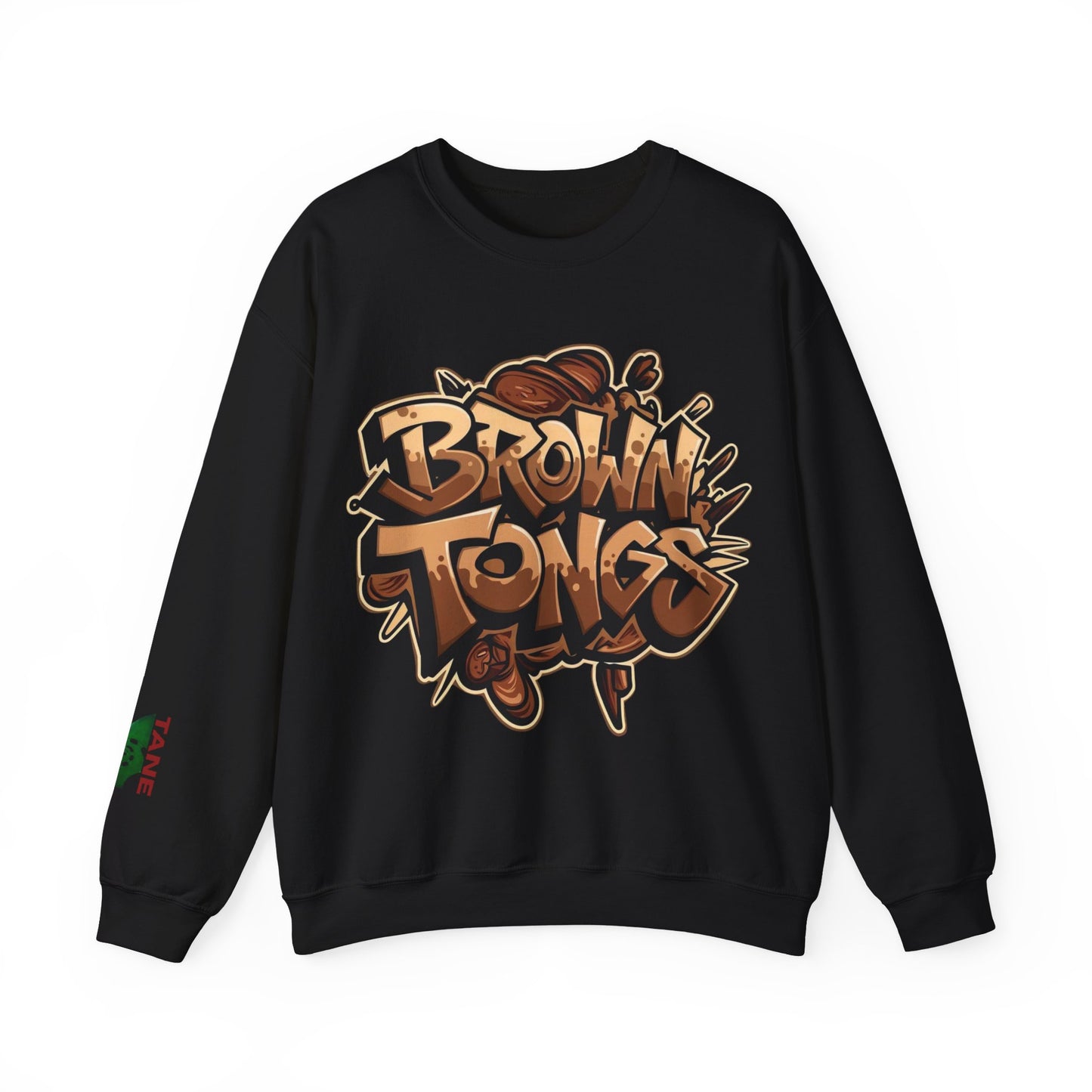 Brown Tongs- Crewneck Sweater