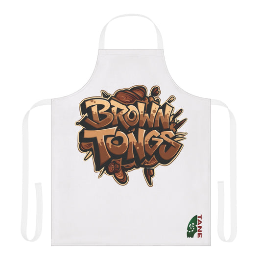 'Brown Tongs'  Apron