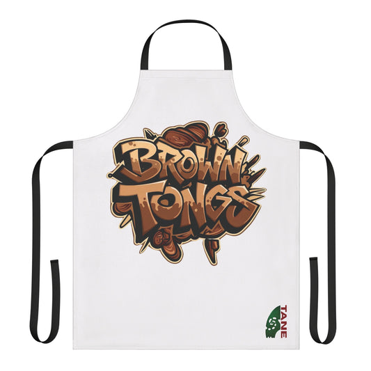 'Brown Tongs'  Apron